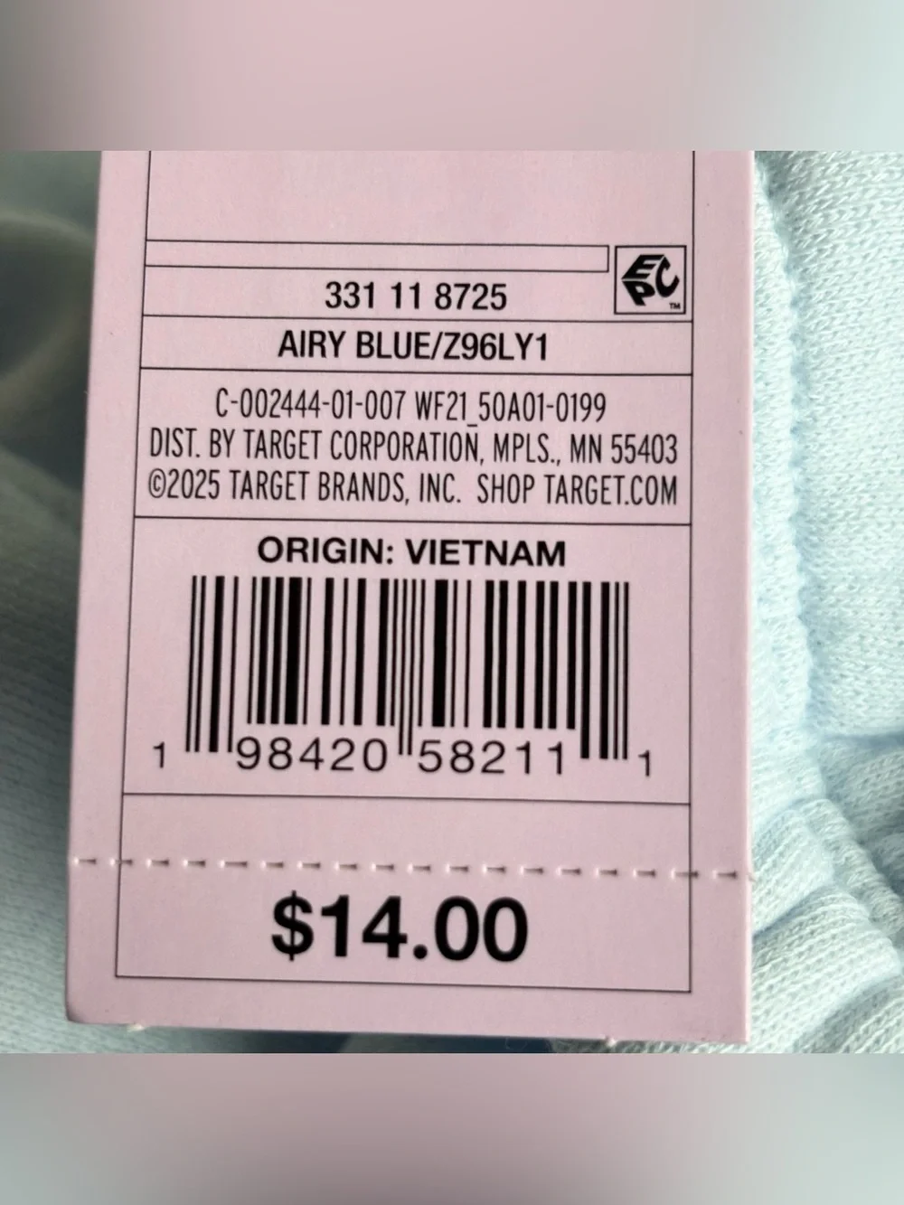 Wild Fable Women’s Mid Rise French Terry Fleece Lounge shorts in light blue